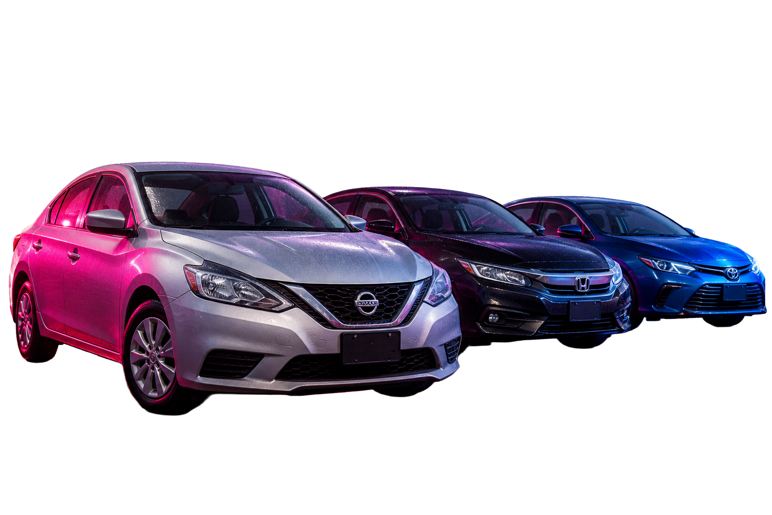 Lineup of reliable used sedans available at 710 Auto Sales
